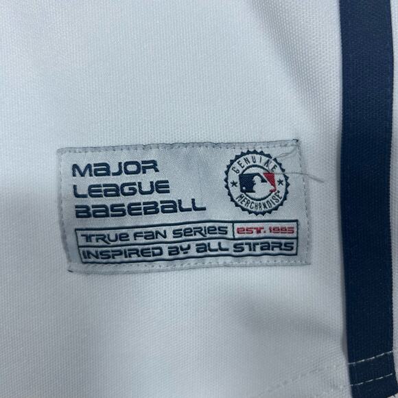 Cleveland Indians MLB Men’s Vintage True Fan Series Jersey Shirt Size Large - Picture 6 of 8